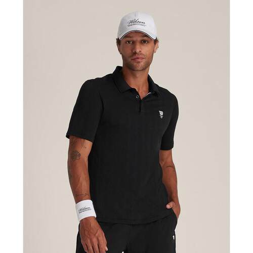 代购Wilson威尔胜男士网球Polo衫快速排汗优化空气流通