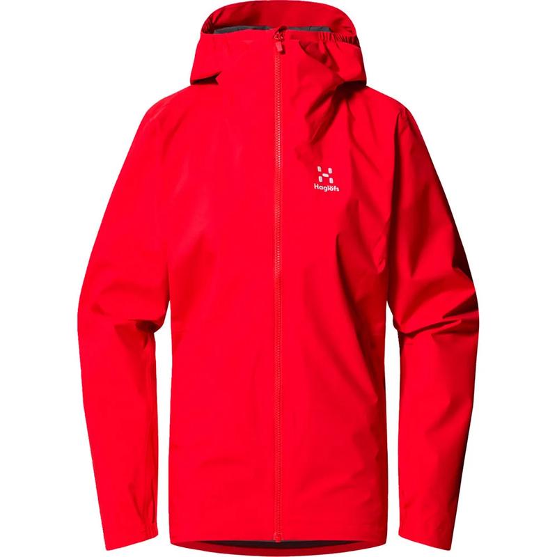 代购HAGLOFS女士冲锋衣防水防风透气硬壳外套连帽长袖户外夹克