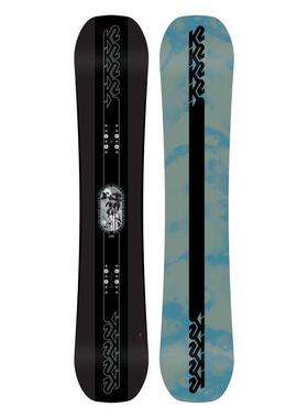 代购K2女士滑雪板灵活操控减震抗振抓雪性能黑色双板可逆板滑雪