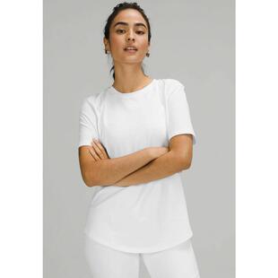 海外代购lululemon/露露乐蒙女士运动T恤弹力透气圆领短袖