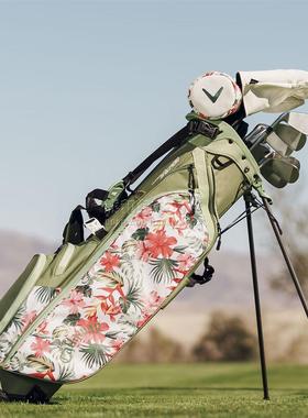 代购callaway Hyperlite 卡拉威高尔夫球包 热带印花系列轻便支