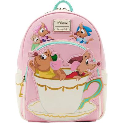 代购Loungefly男女迪士尼背包收纳容量大前袋设计装饰性拉链吊坠