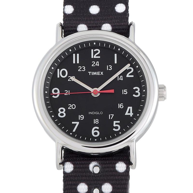 代购Timex天美时女士腕表夜光计时日期指针金属防水布带双面