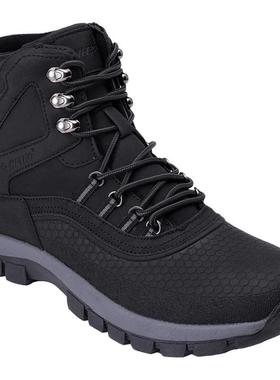 代购HITEC男士徒步鞋防水防滑缓震登山鞋中帮系带户外靴