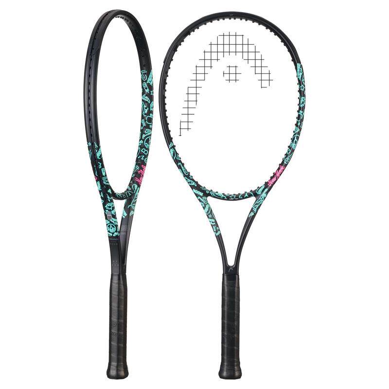 代购HEAD海德网球拍高旋转稳定击球灵活响应霓虹图案黑色手柄