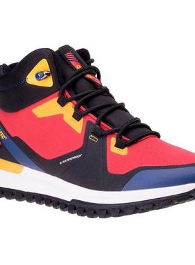 代购HITEC男士徒步鞋防水防滑缓震登山鞋中帮系带户外鞋