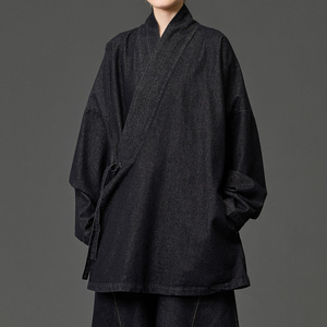 魏晋明制大码牛仔厚汉服道袍