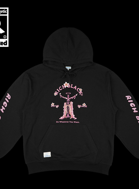 双生夏娃Oversize宽松连帽加绒卫衣