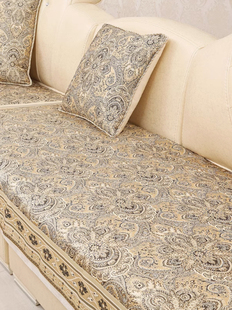 盛美琪沙发坐垫固定防滑真皮沙发坐垫套全年布艺客厅组合皇妃坐垫