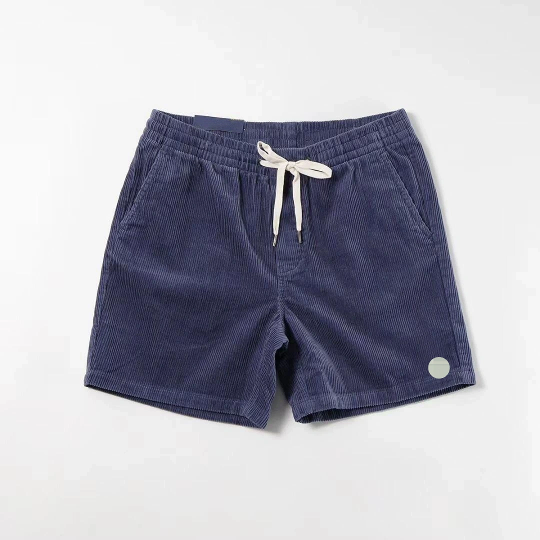 2025夏季新款外贸原单男士灯芯绒短裤休闲潮牌帅气五分裤男