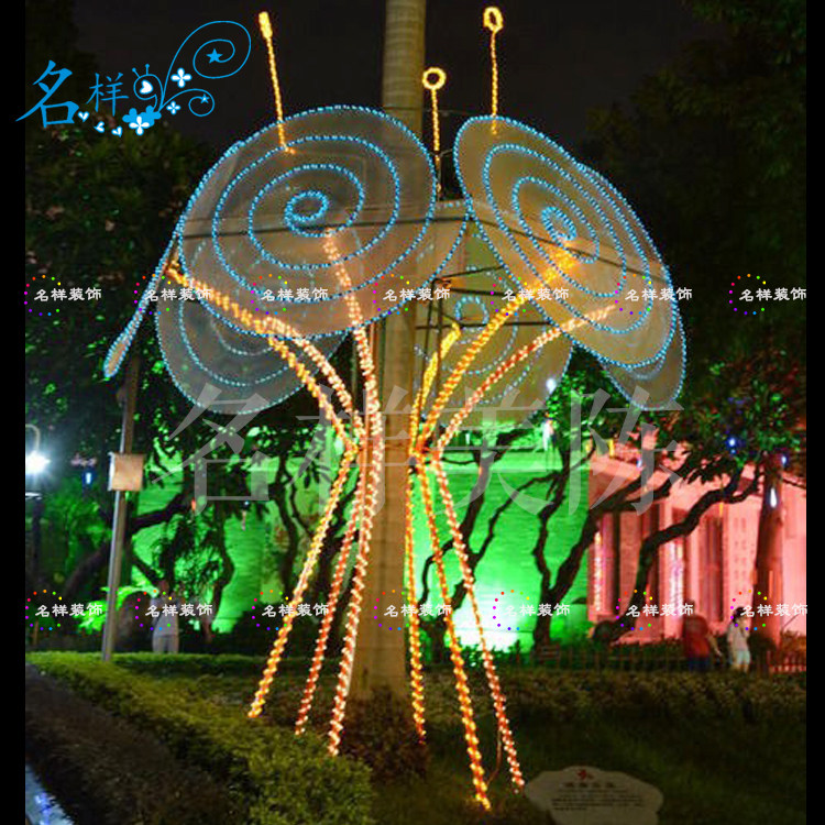 名样美陈蘑菇植物生命树灯户外大型春节包布灯笼防水元宵花灯会展