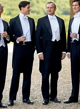 桃花源燕尾服男士女艺考主持影楼拍照钢琴魔术大合唱演出礼服结婚