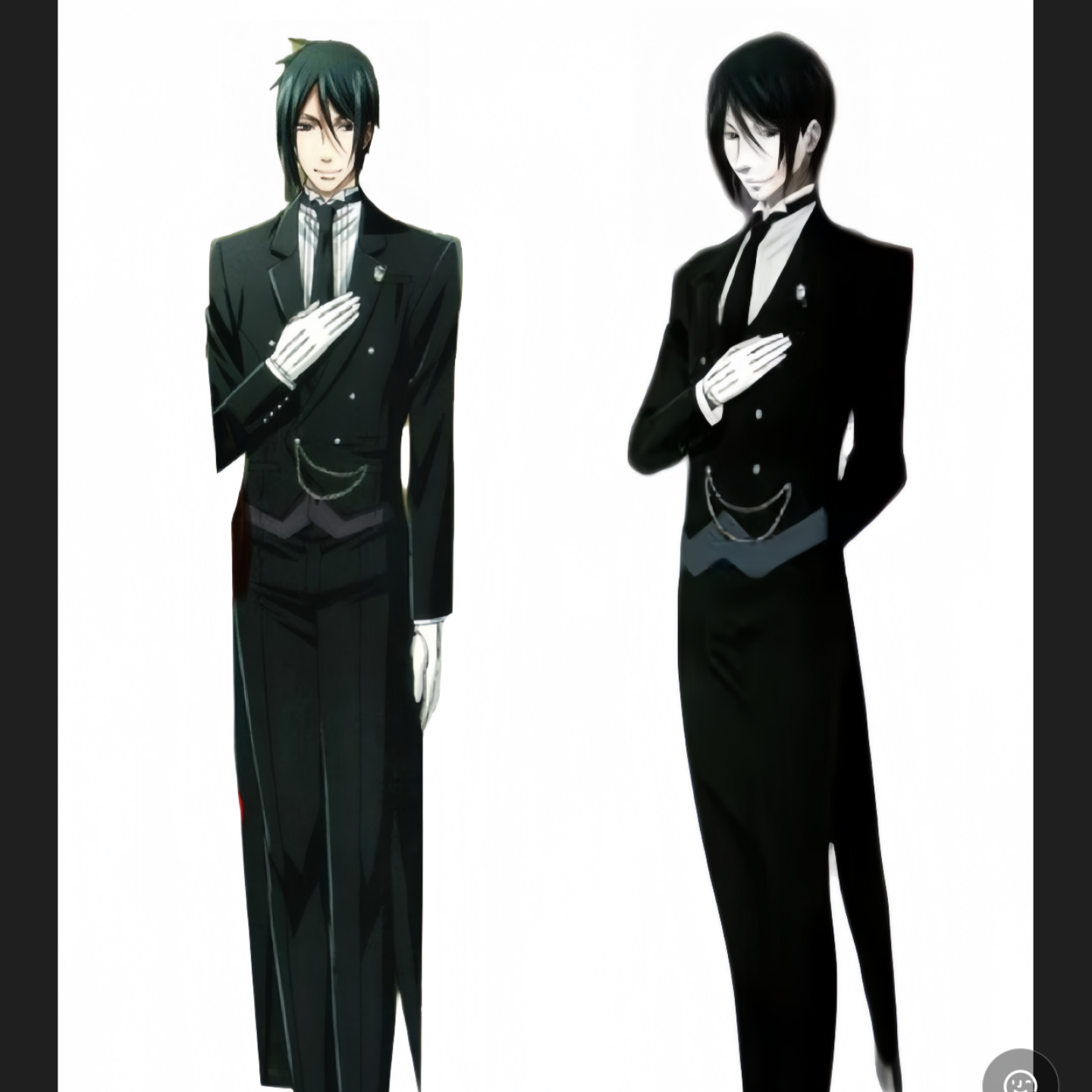 桃花源黑执事服夏尔黑管家塞巴斯蒂安COS燕尾服cosplay二次元定做