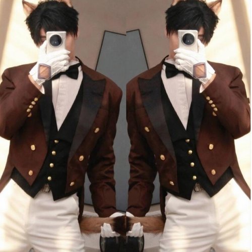 夏以昼猫猫卡COS服COSPLAY燕尾服西服套装演出祁煜沈星回秦彻黎深