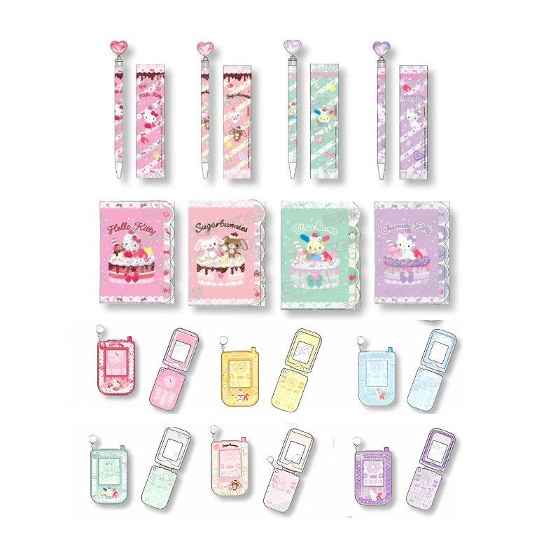 补款专拍！ 日本Sanrio三丽鸥Y2K奶油风太阳星卡包 文件夹 圆珠笔,模玩/动漫/周边/娃圈三坑/桌游,动漫挂件/文具,淘宝优惠券,粉丝福利购,淘宝优惠卷