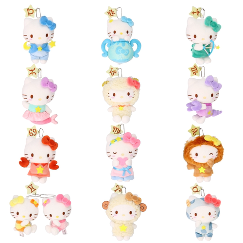 补款专拍！ 日本三丽鸥 avail 十二星座系列 kitty挂件