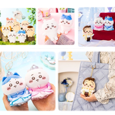 4月3日新品预约提确 日本ckw王子公主系列毛绒挂件坐姿玩偶公仔