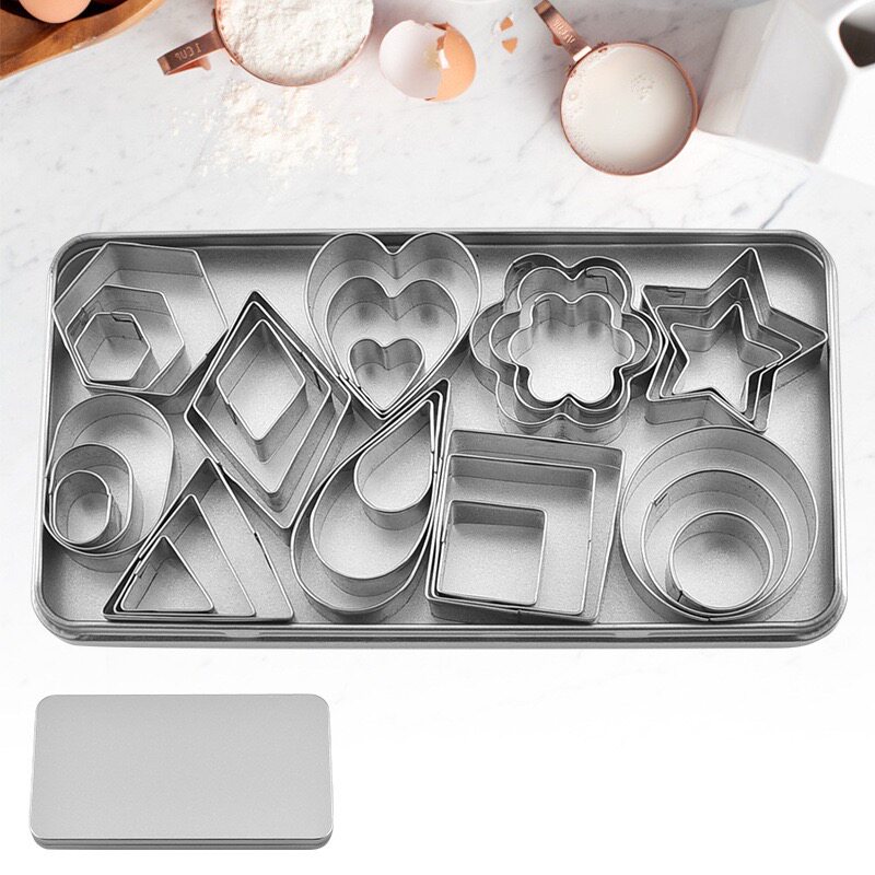 不锈钢饼干模具套装家用烘焙工具套装工具酒店盘式制作工具曲奇