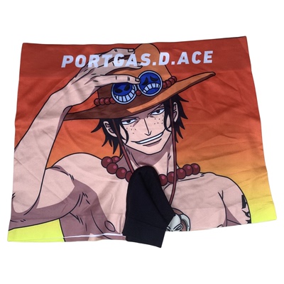 日单潮牌HIPSHOP航海王平角内裤火拳艾斯印花四角短裤路飞内内裤