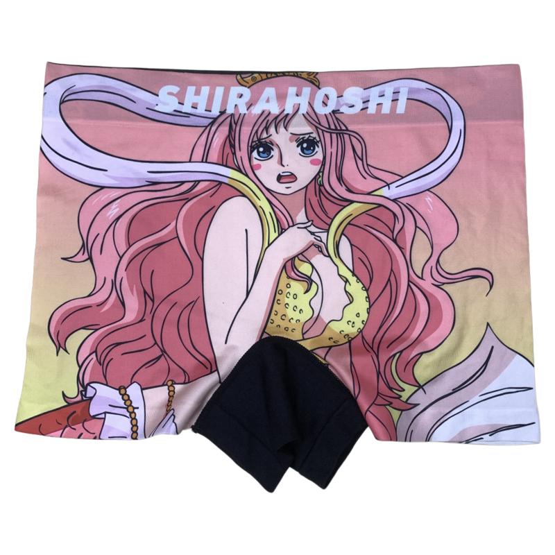 卡通美女印花短裤海贼王