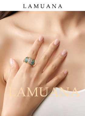 LAMUANA女双面琉璃戒指