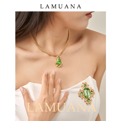 LAMUANA镀金锆石女吊灯