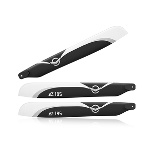 小罗模型 XLPower Stratos200 AZ195-3三桨碳素大桨 直升机配件