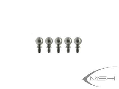 小罗模型 MSH380/EVO  十字盘/桨夹臂球头 M2x2,8 配件 MSH41010