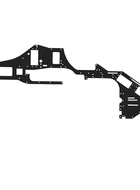 小罗模型 XLPower  Specter 700Nitro上侧板 XL70V2NB02