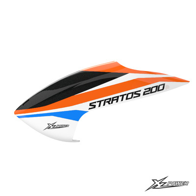 小罗模型 XLPower Stratos200 桔色头罩 直升机配件XL20C030