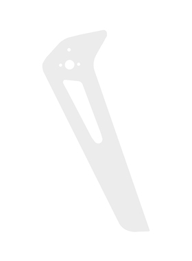 小罗模型 XLPower  Nimbus 550 白色垂尾 直升机配件 XL55T03-1W