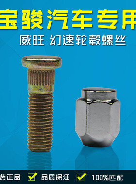 适用宝骏310  630 730北汽威旺M20M30 307幻速S2S3S6轮胎螺丝螺帽