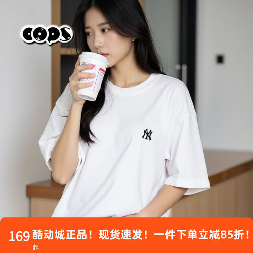 MLB短袖男女款半袖T恤运动百搭休闲服凉感舒适圆领上衣3ATSB0153
