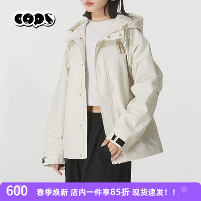 MLB男女同款运动休闲连帽夹克