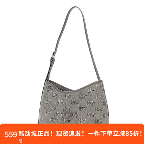 MLB老花水桶包女包背包通用大容量时尚休闲托特包3ABMMD16N-50CGL