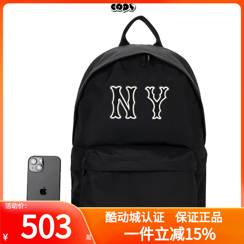 MLB男女情侣NY大标复古双肩包