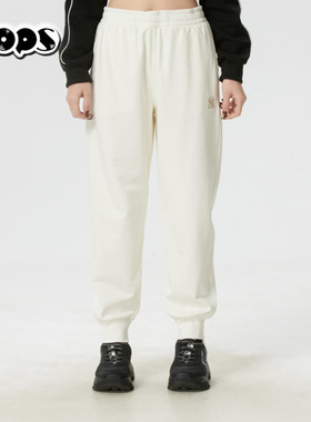 MLB男女同款舒适松紧百搭束脚休闲运动长裤2026春季新款3APTB0161