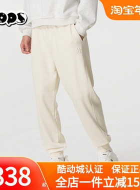 MLB男女同款2025秋季新款运动裤潮流时尚休闲束脚长裤3APTB0154