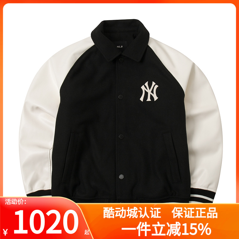 MLB棒球服NY大标复古老花外套