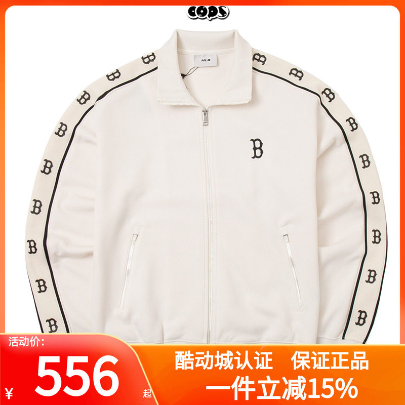 MLB男女复古老花立领休闲夹克