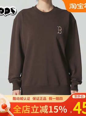 MLB男女款2025秋季新款户外舒适圆领休闲卫衣潮流套头衫3AMTM0654