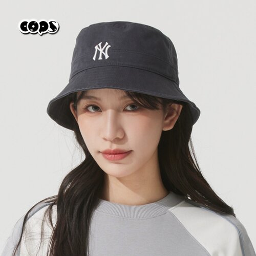 MLB渔夫帽男女情侣25新款NY小标刺绣休闲遮阳帽运动帽子3AHTB035N