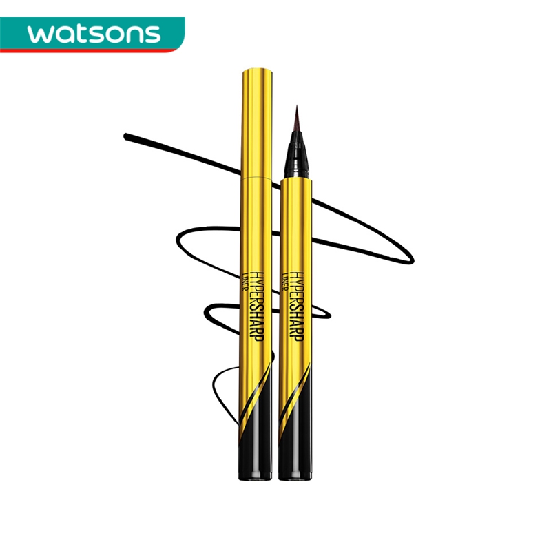屈臣氏极细防水汗黑色眼线液笔