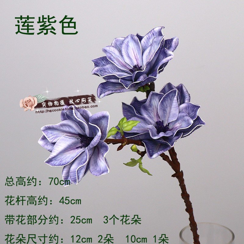 仿真玉兰花EVA手感保湿假花