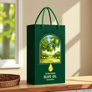 橄榄油礼盒定制礼品盒翻盖纸盒定做山茶油天地盖包装盒空盒定做