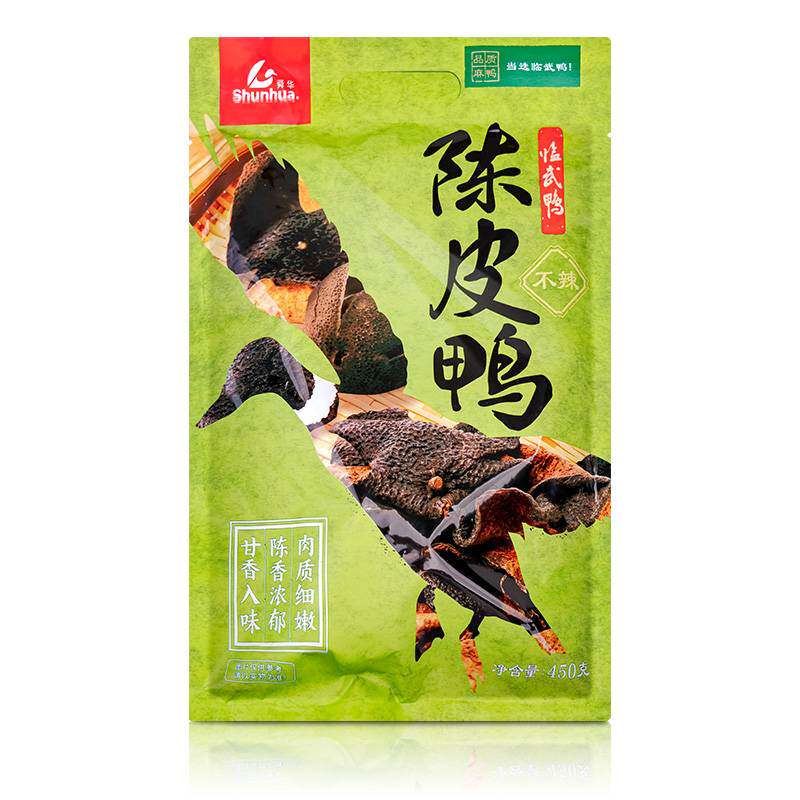 舜华临武鸭湖南特产酱板鸭整鸭休闲即食熟食陈皮鸭450g长辈送礼