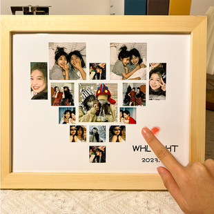 好闺蜜信物姐妹一对生日礼物女生开学照片定制纪念意义新年情人节