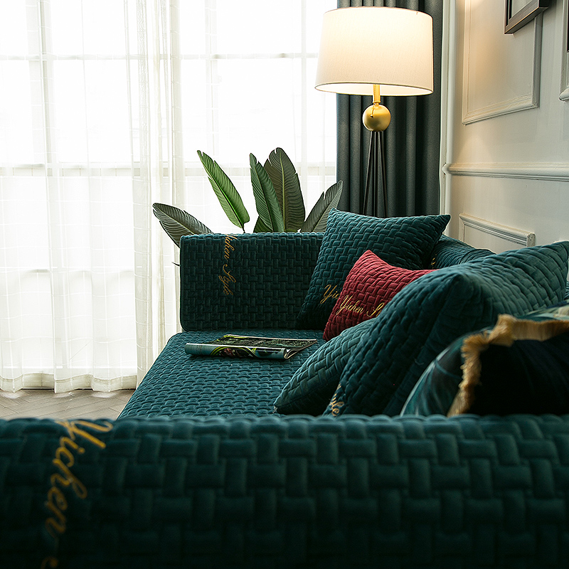 毛绒北欧四季通用防滑北欧沙发垫