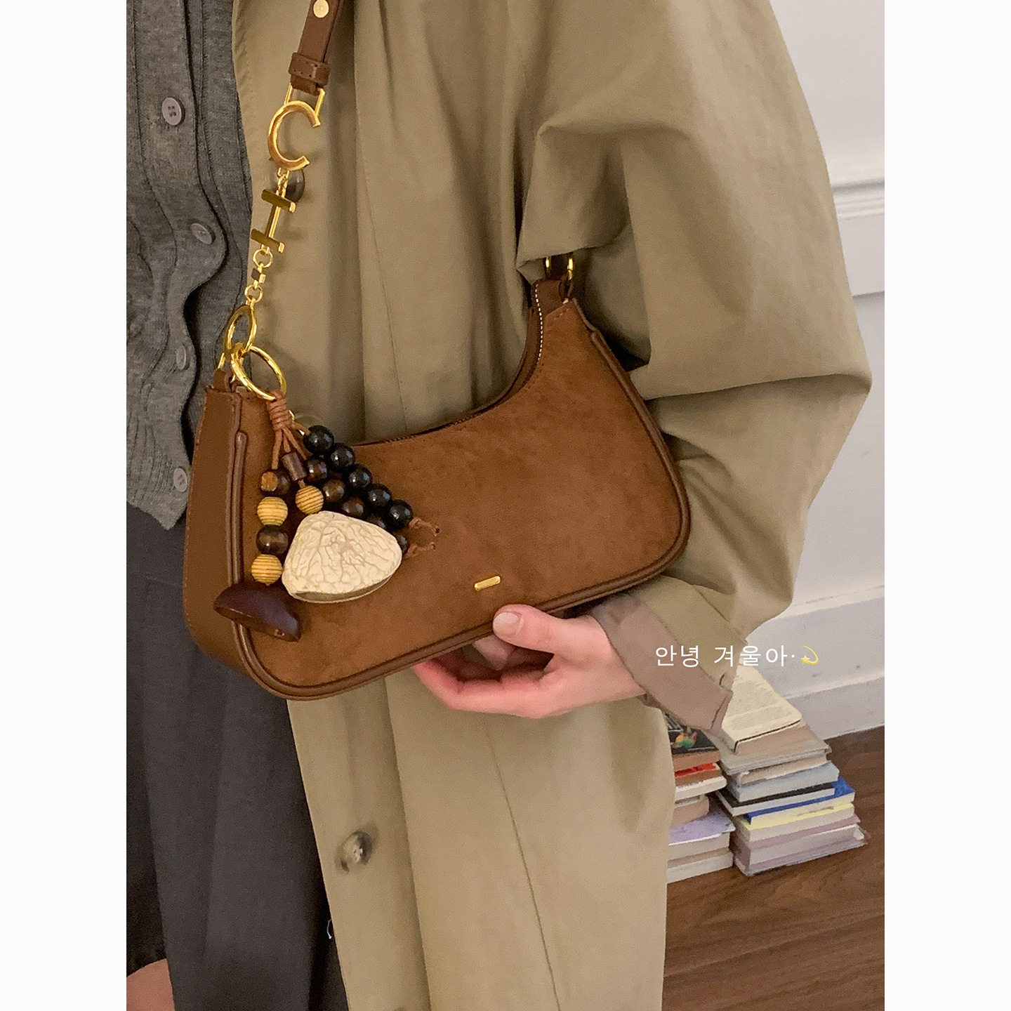 跨境复古质感腋下包包女2026新款简约通勤包百搭链条单肩斜挎包,箱包皮具/热销女包/男包,腋下包,淘宝优惠券,粉丝福利购,淘宝优惠卷