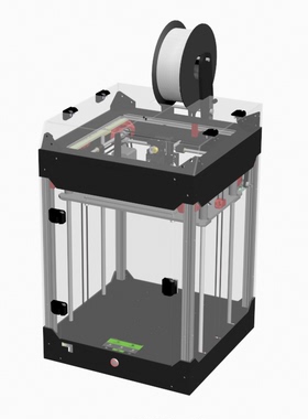 magicmaker黑爵/黑骑士全包套件 透明亚克力外壳 LED灯条